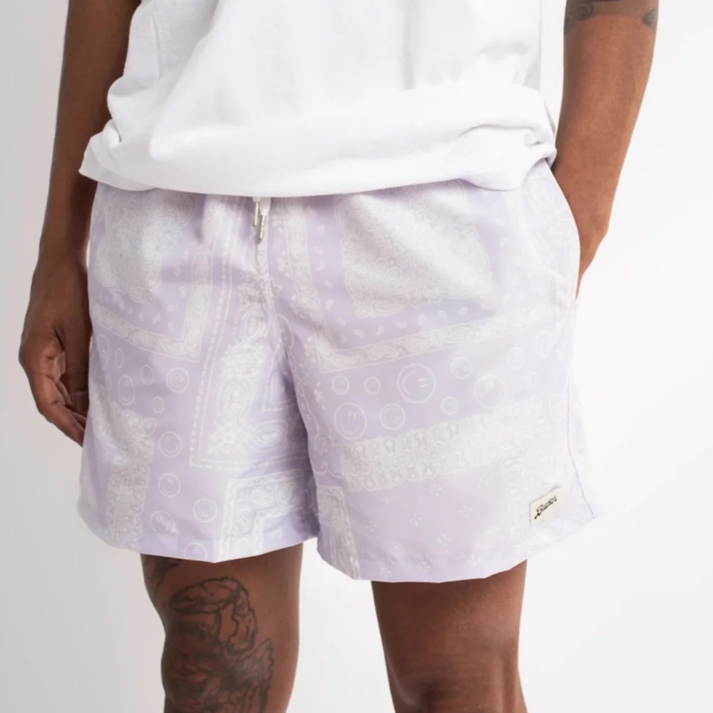 Bather Lavender Bandana Swim Trjnk Size L